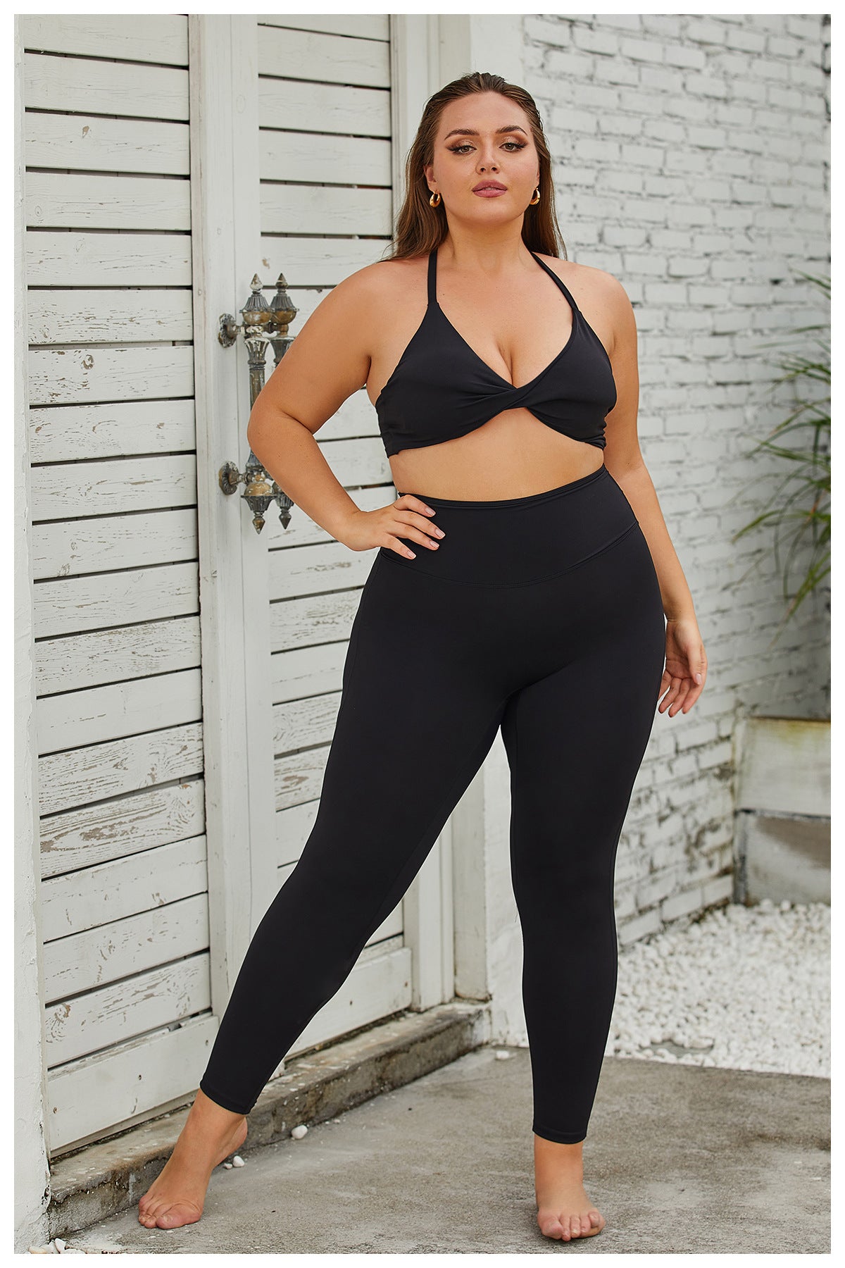 Cross My Heart Leggings - Curvy