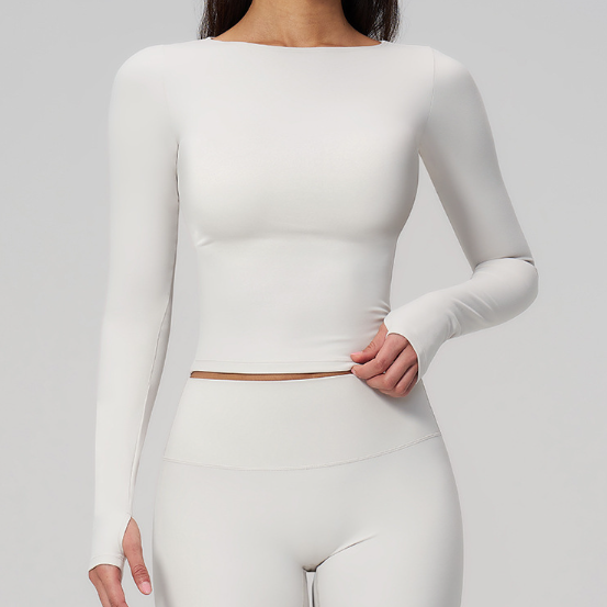 Summer Cream Brushed Long Sleeve