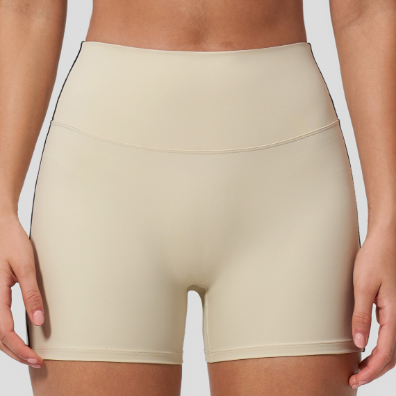 Sports Fitness Shorts Peach Hip Waist High Waist Stretch Tight Nude Feel Shorts Yoga Women