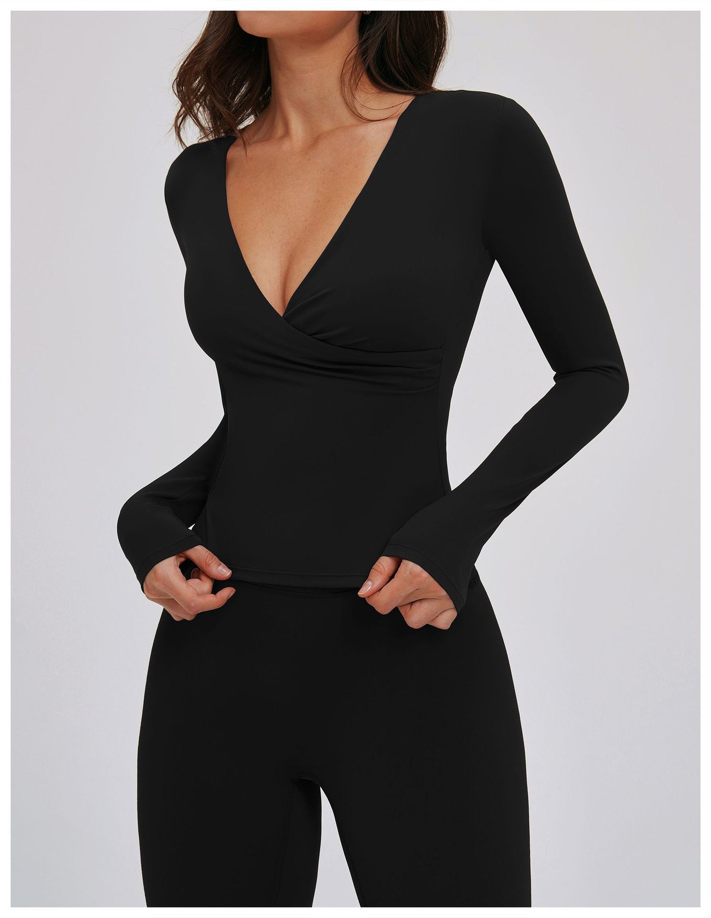 Long Sleeved V neck