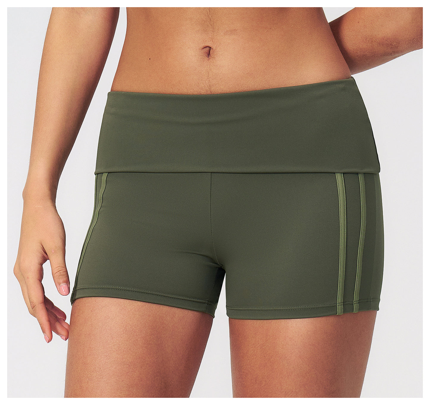 Shorts Peach Hip Waist High Waist Stretch Tight Nude Feel Shorts Yoga Women