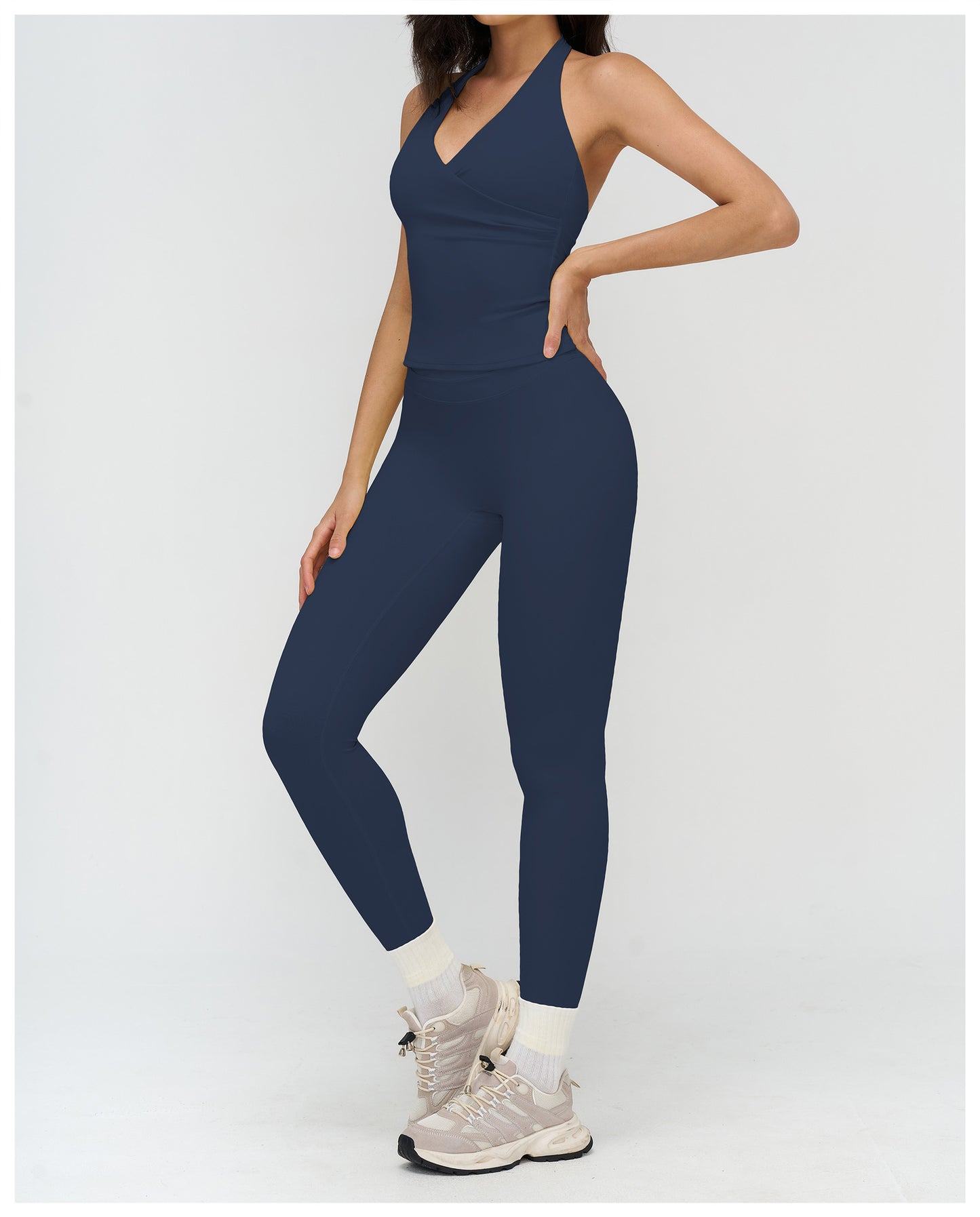 V neck Halter