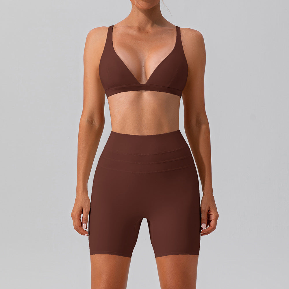 Autumn Biker Shorts Set