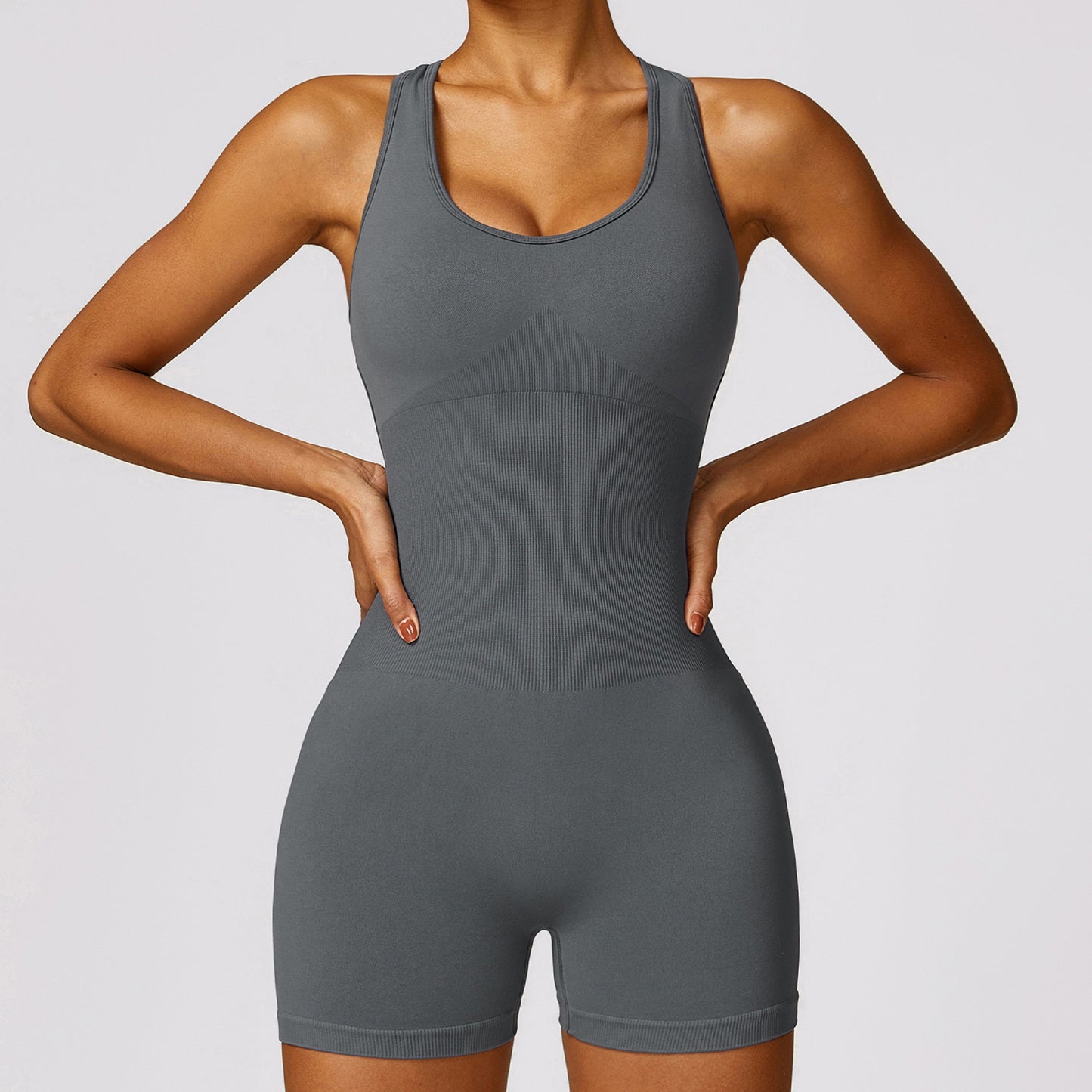 Tight Back Bodysuit Short