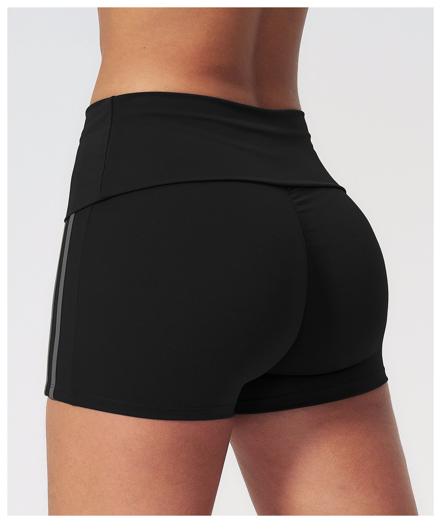 Shorts Peach Hip Waist High Waist Stretch Tight Nude Feel Shorts Yoga Women