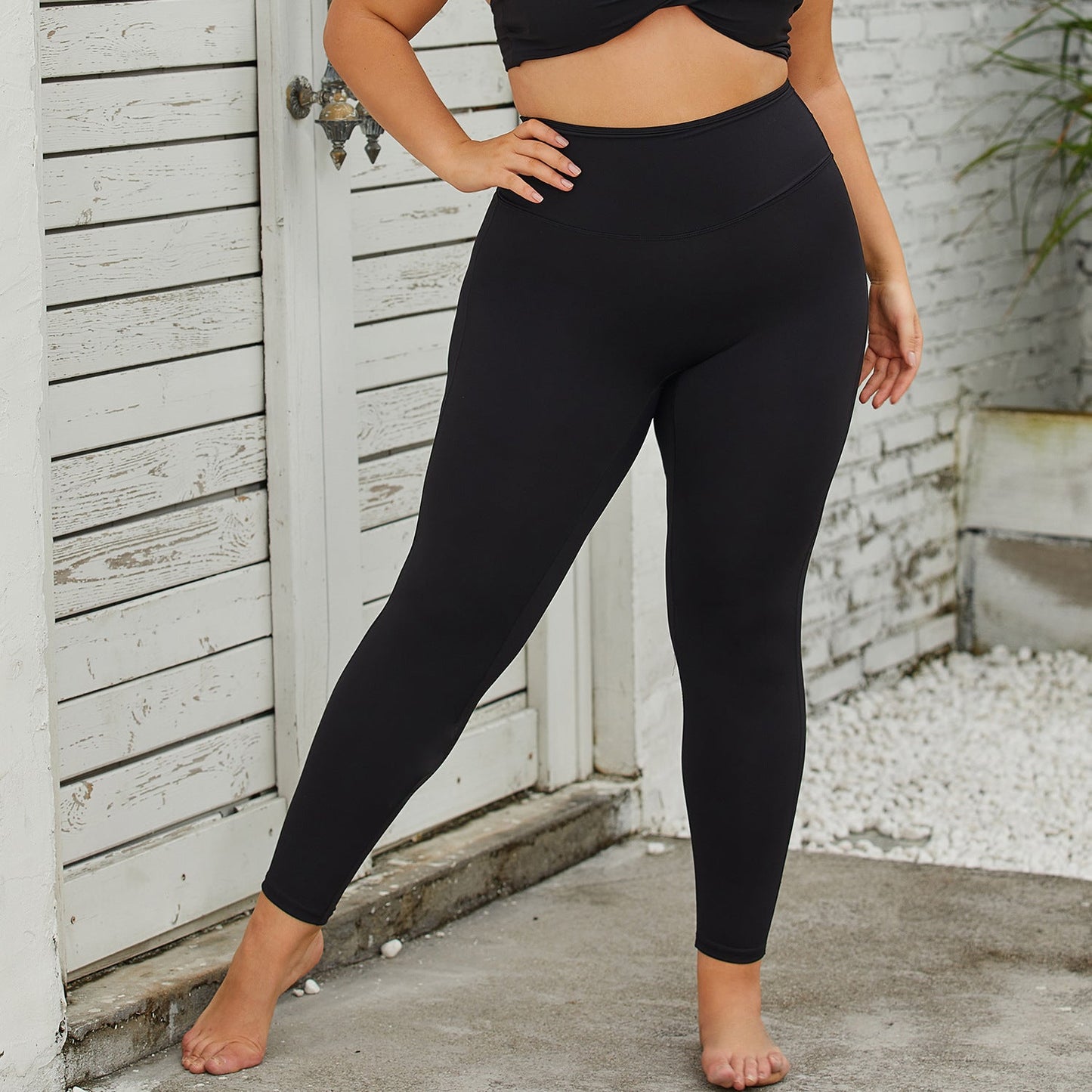 Cross My Heart Leggings - Curvy