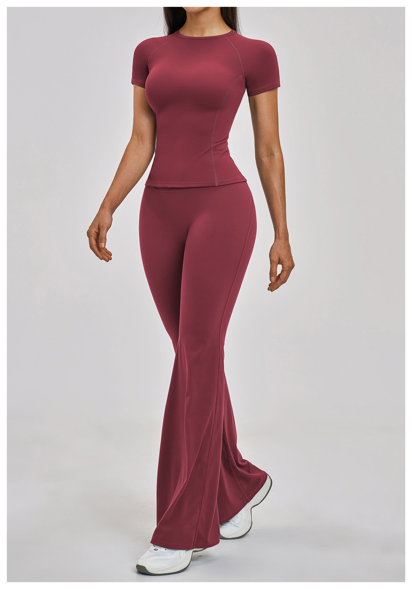 Brushed Bell Bottom Pants