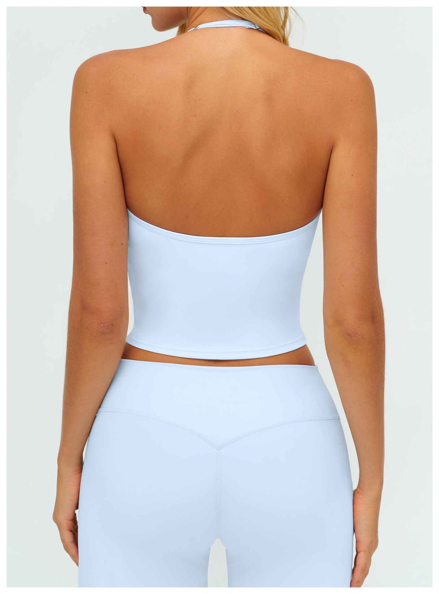 Brushed Vest V neck Halter