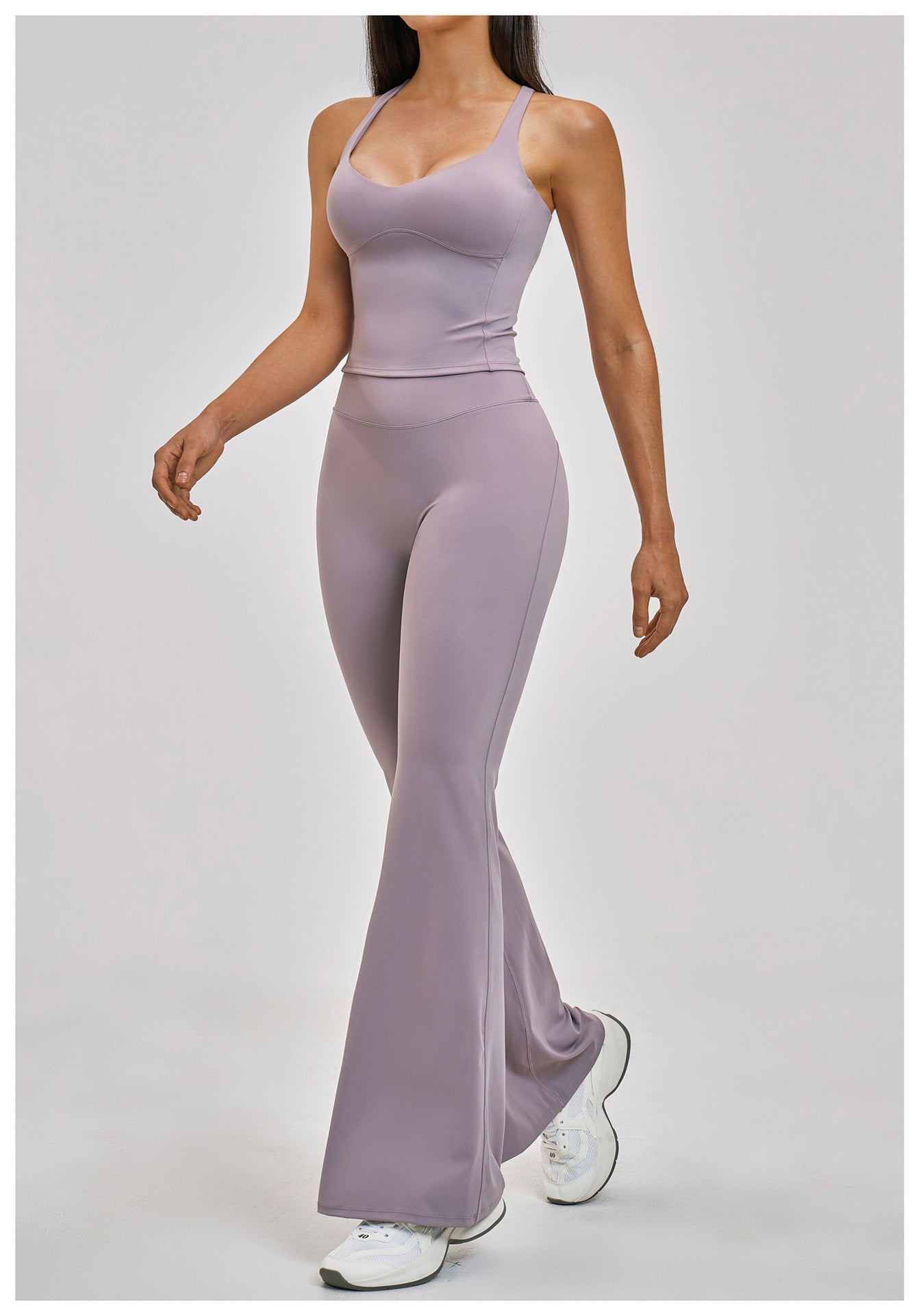 Brushed Bell Bottom Pants