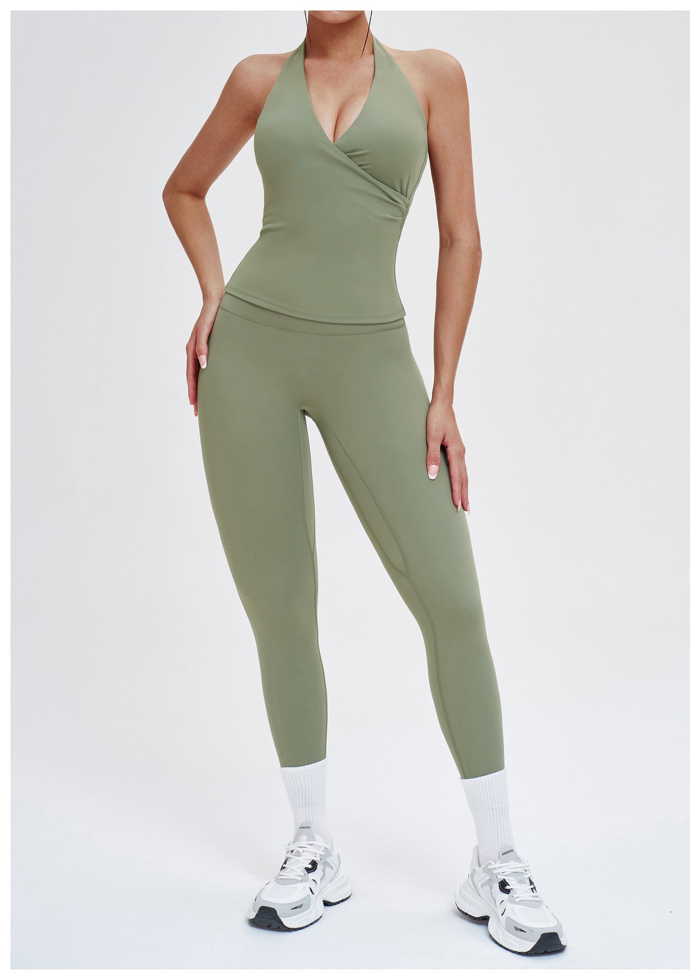 V neck Halter