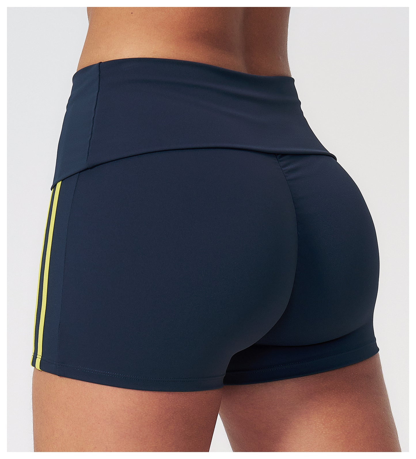 Shorts Peach Hip Waist High Waist Stretch Tight Nude Feel Shorts Yoga Women