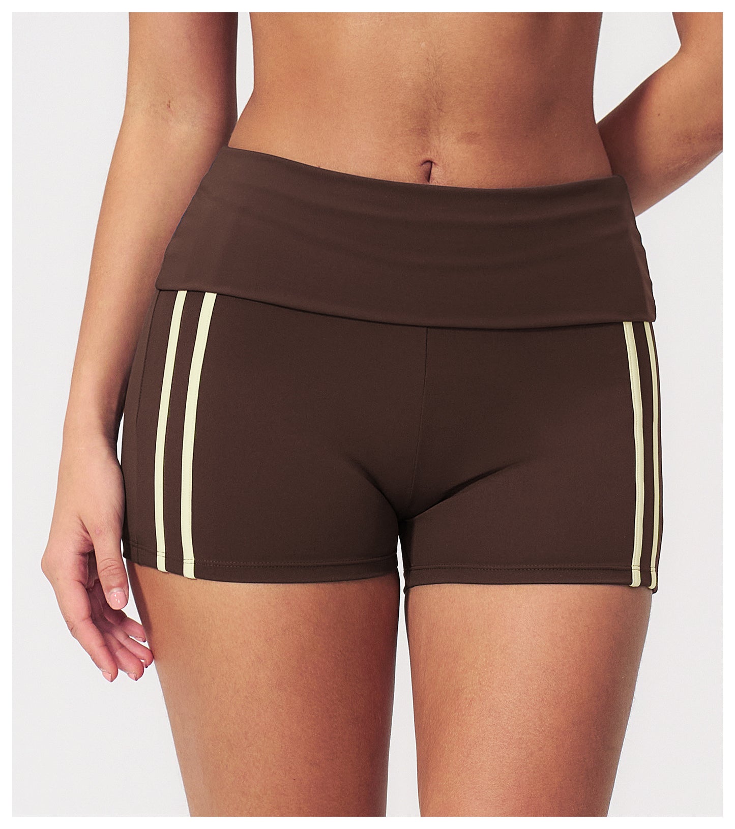 Shorts Peach Hip Waist High Waist Stretch Tight Nude Feel Shorts Yoga Women