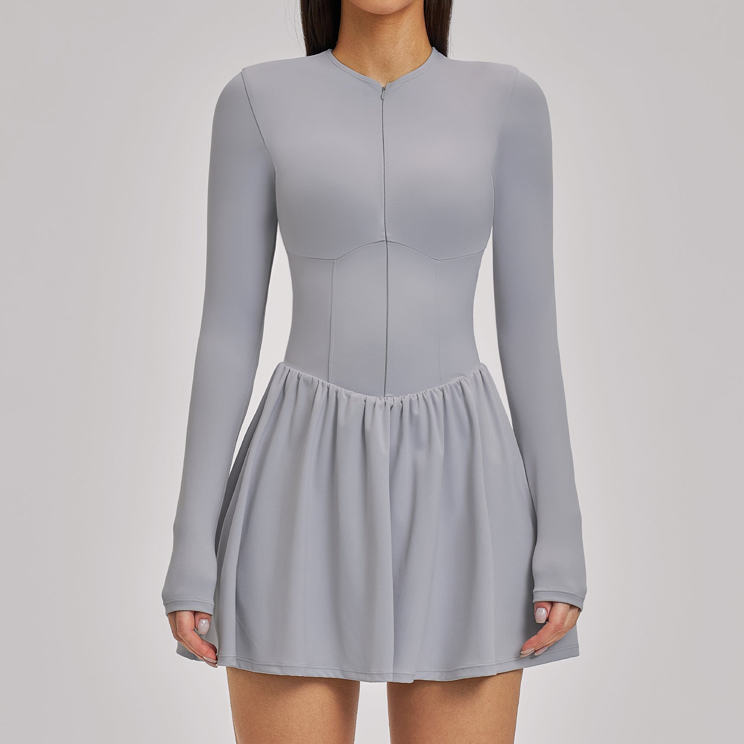 Cold silver gray