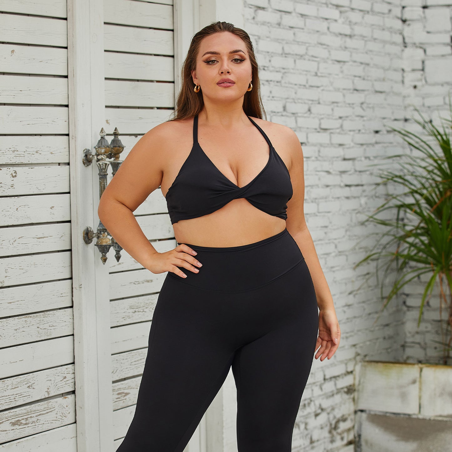 Cross My Heart Leggings - Curvy