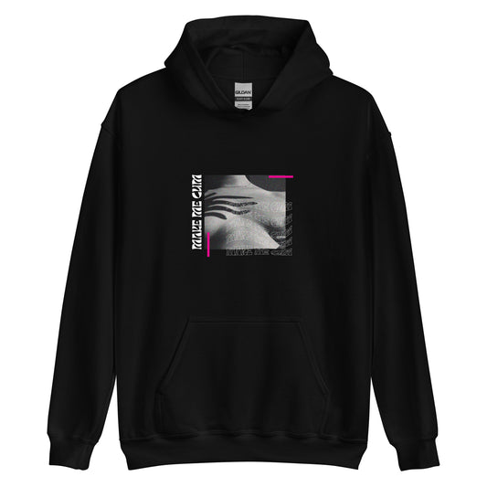 Le "breast cum" Black Hoodie