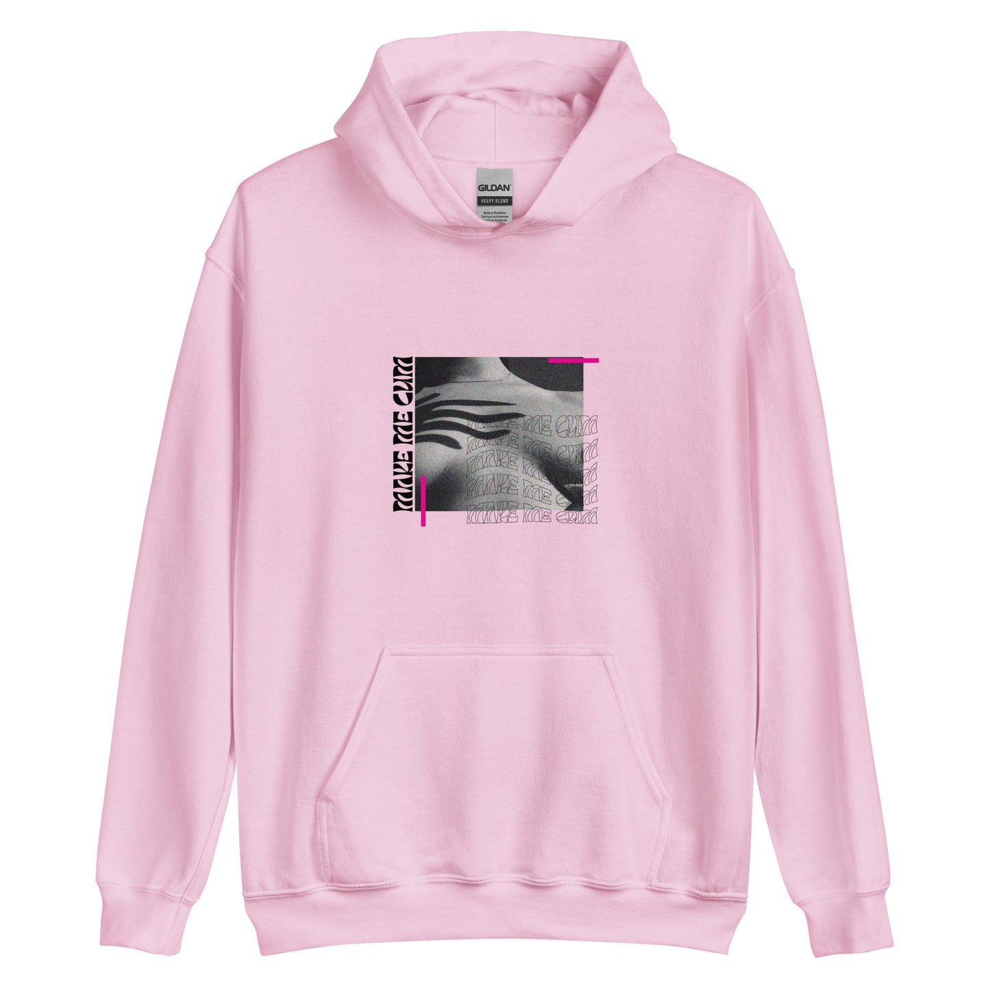 Le "breast cum" Light Pink Hoodie