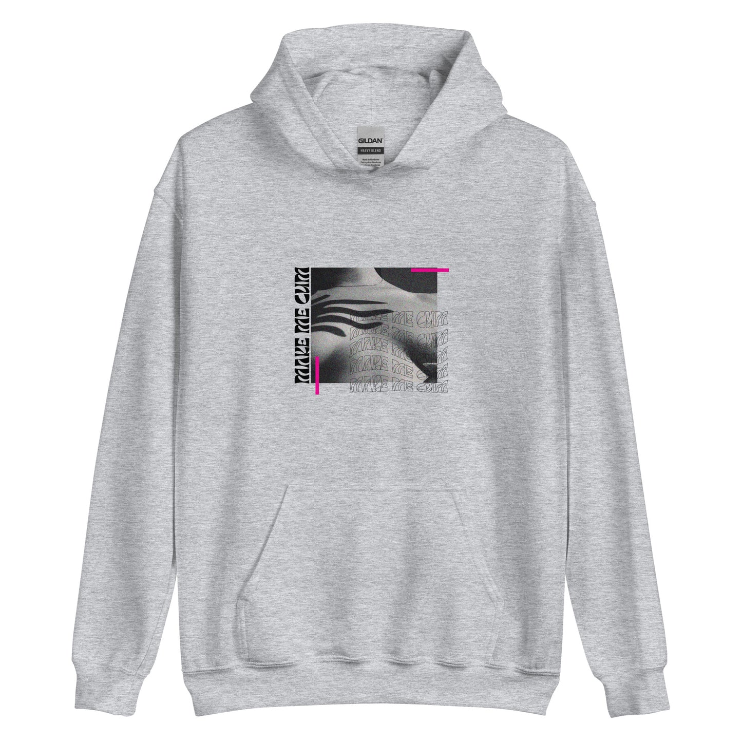 Le "breast cum" Grey Hoodie