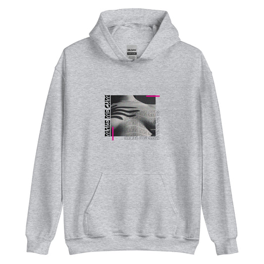 Le "breast cum" Grey Hoodie