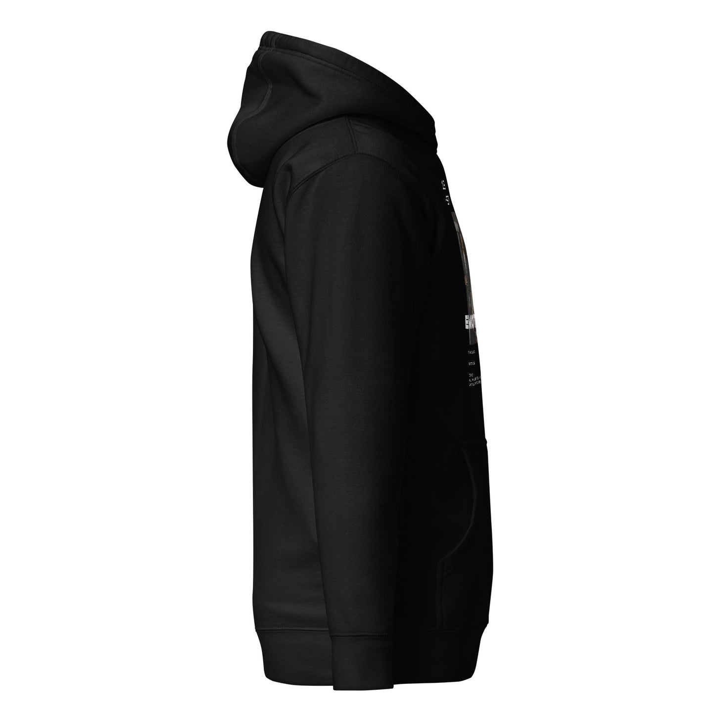 Le "Emotional Gangster" Black Hoodie